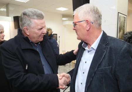 IGOR GORNIK IN OTVORITEV RAZSTAVE 32 FOTO LJUBO VUKELIČ